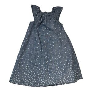 Baby Gap Girls Blue Denim Star Print Dress Size 5